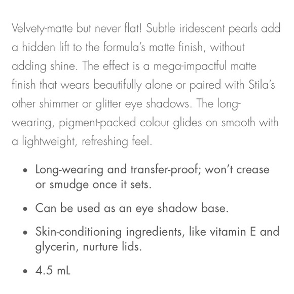 💚HP💚 New in box Stila Suede Shade Liquid Eye Shadow - nude awakening - Picture 5 of 8